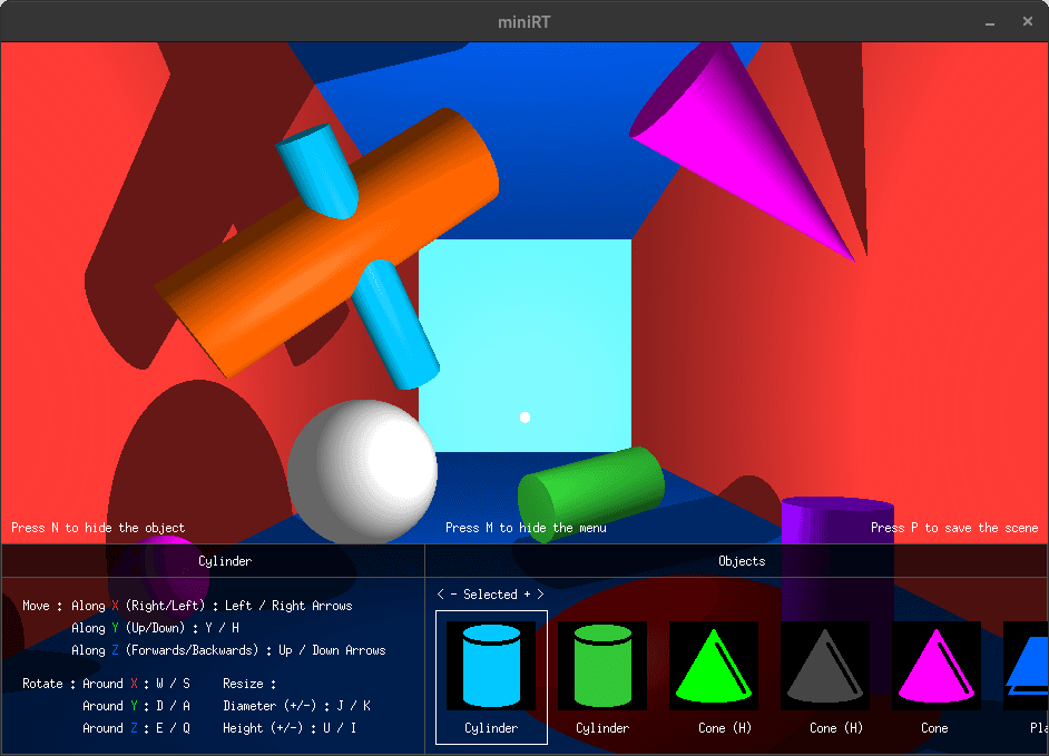 Miniature for miniRT